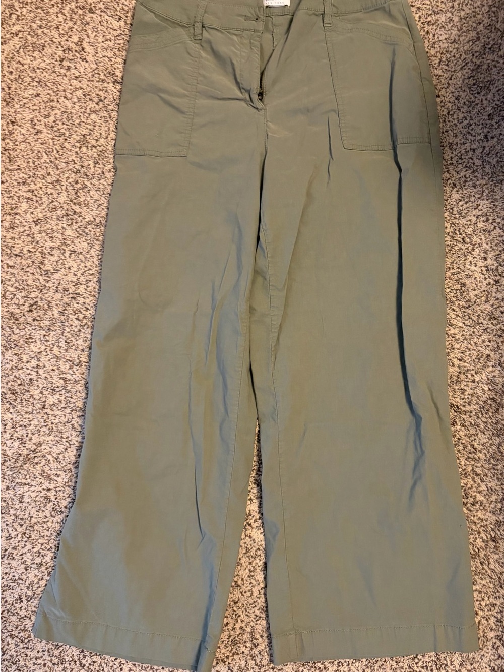 Nicole Miller Women's Olive Green Cargo Pants